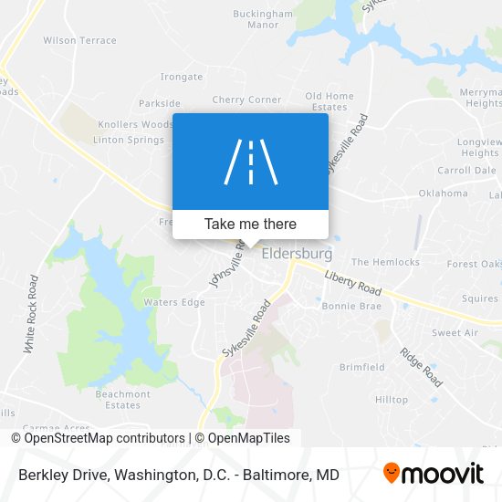 Berkley Drive map