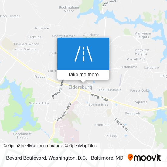 Mapa de Bevard Boulevard