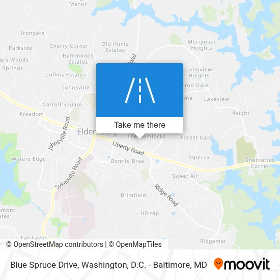 Blue Spruce Drive map