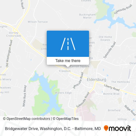Mapa de Bridgewater Drive