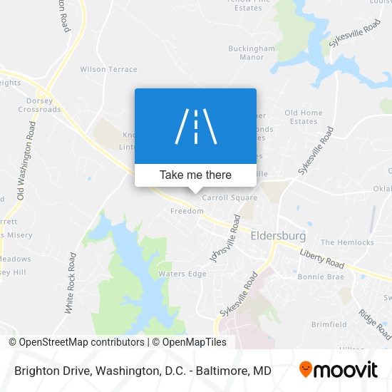 Brighton Drive map