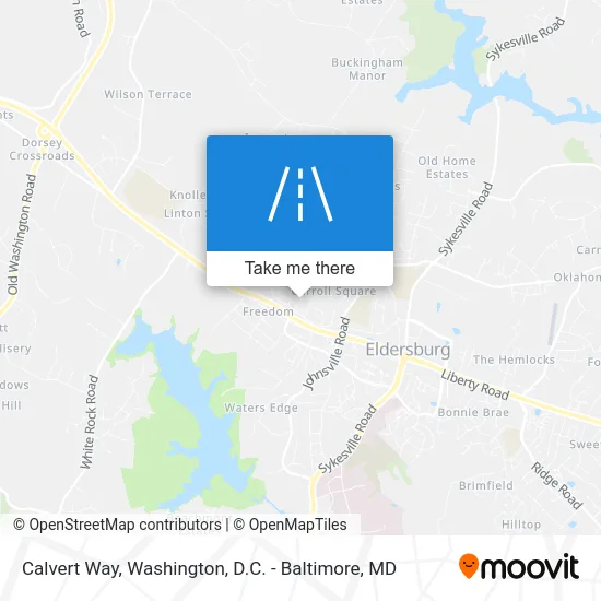 Calvert Way map