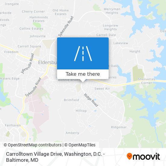 Carrolltown Village Drive map