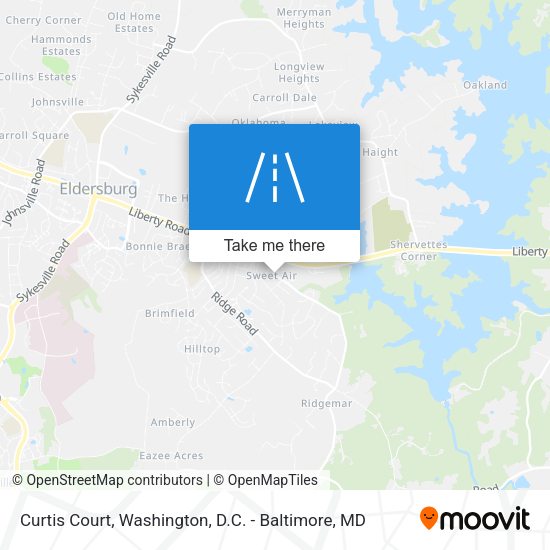 Curtis Court map