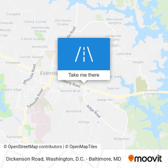 Dickenson Road map