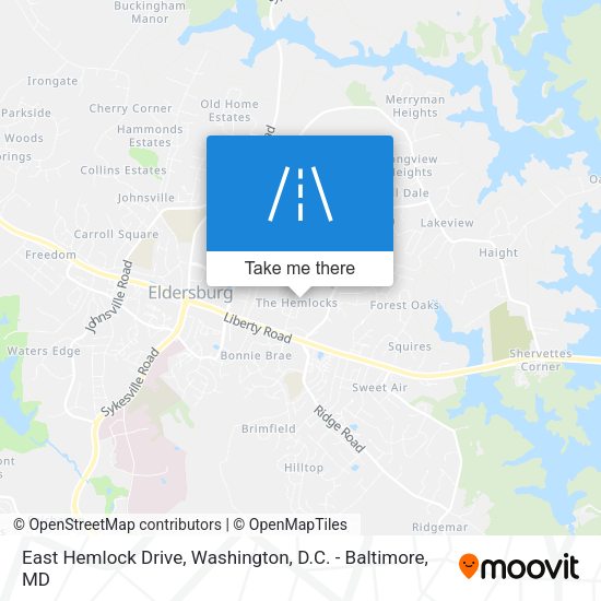 East Hemlock Drive map