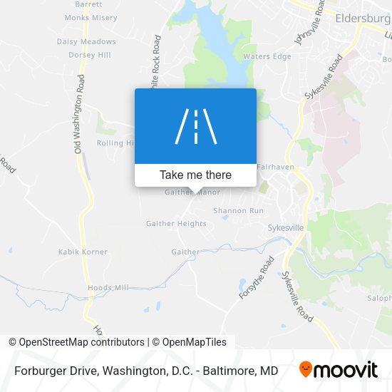Forburger Drive map