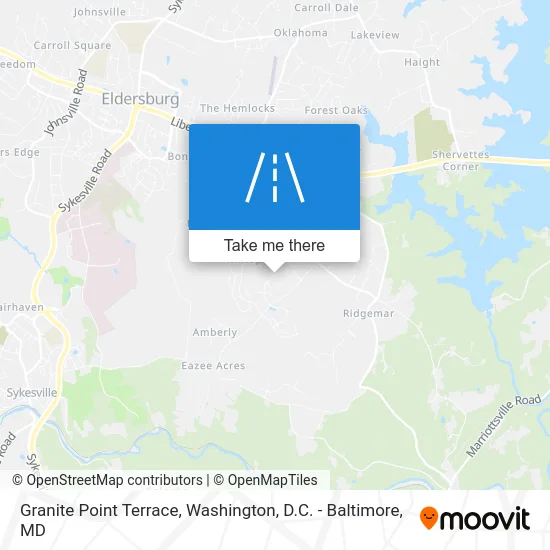 Granite Point Terrace map