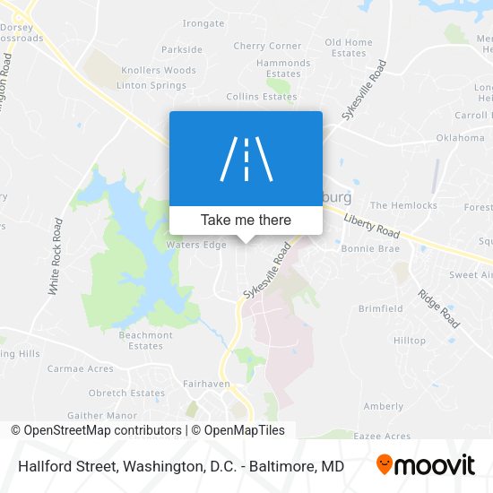 Hallford Street map