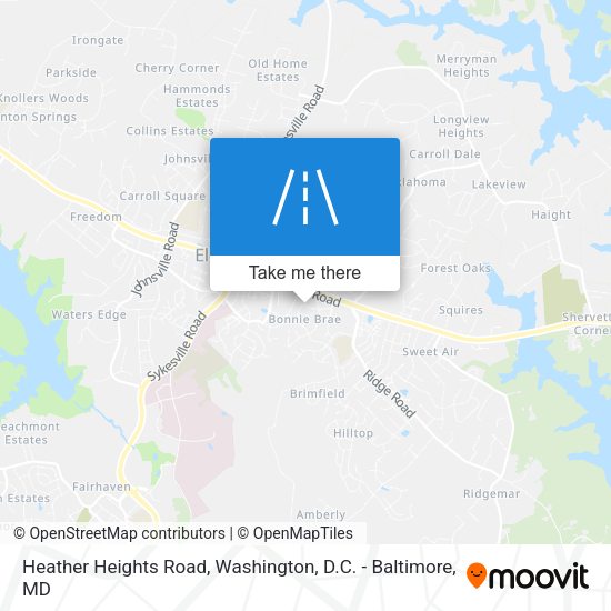 Heather Heights Road map