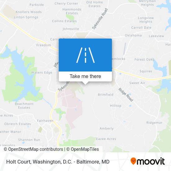 Mapa de Holt Court