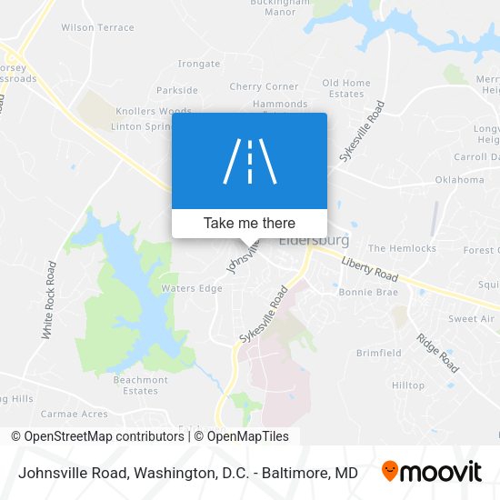 Johnsville Road map
