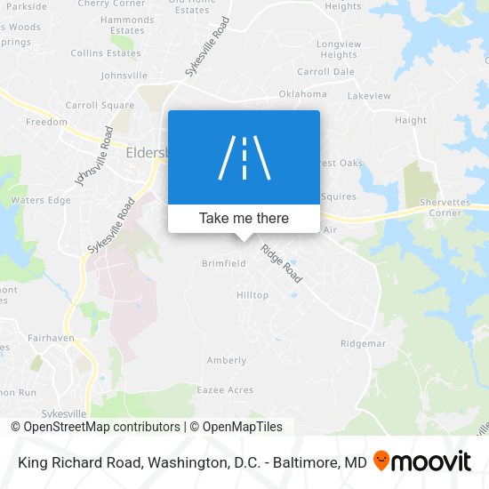 Mapa de King Richard Road