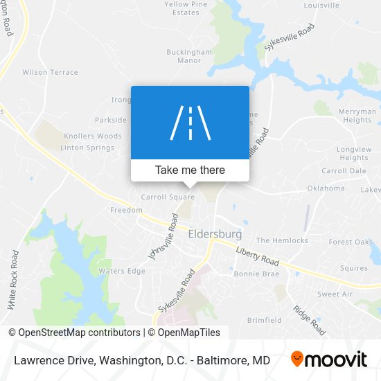 Lawrence Drive map