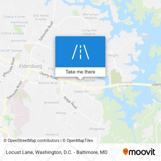 Locust Lane map