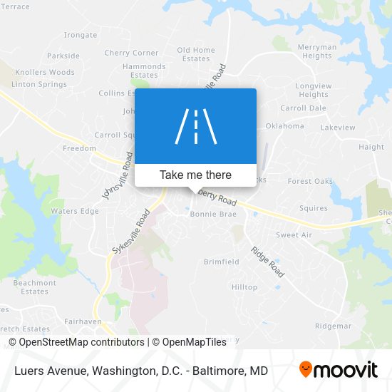 Luers Avenue map