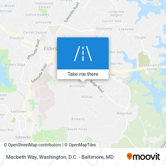 Macbeth Way map