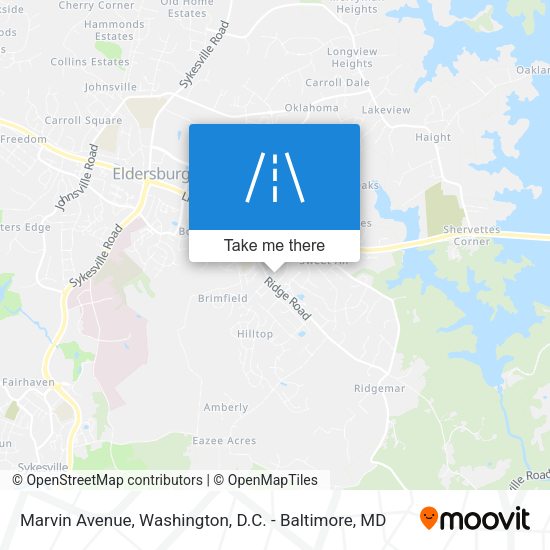 Mapa de Marvin Avenue