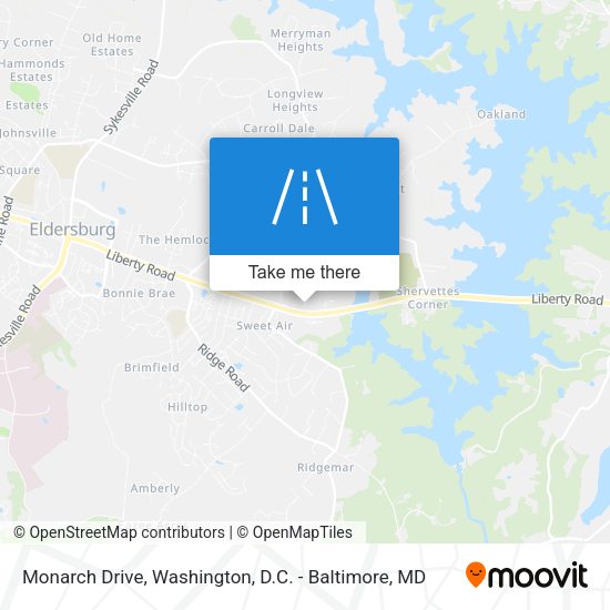 Monarch Drive map