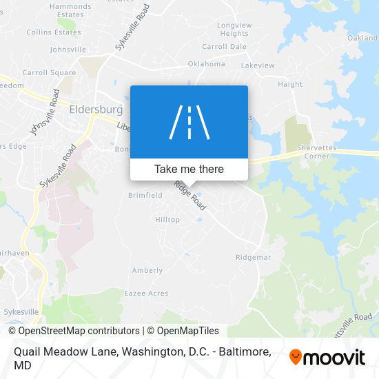 Quail Meadow Lane map