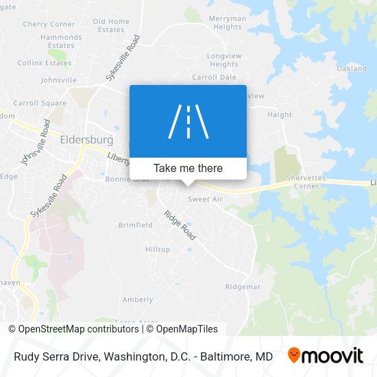 Rudy Serra Drive map