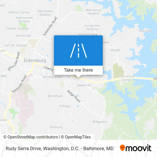 Rudy Serra Drive map