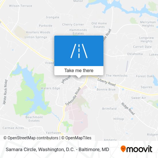 Samara Circle map