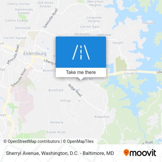 Sherryl Avenue map