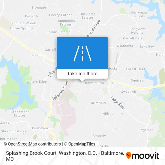 Splashing Brook Court map