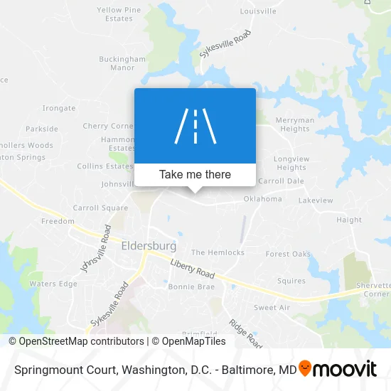 Springmount Court map