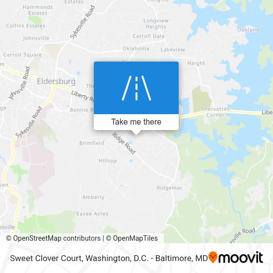 Mapa de Sweet Clover Court