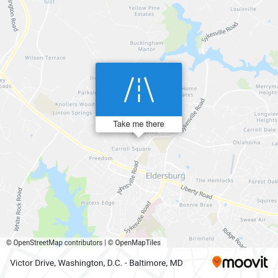 Mapa de Victor Drive