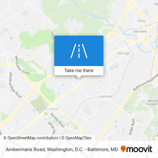 Mapa de Ambermans Road