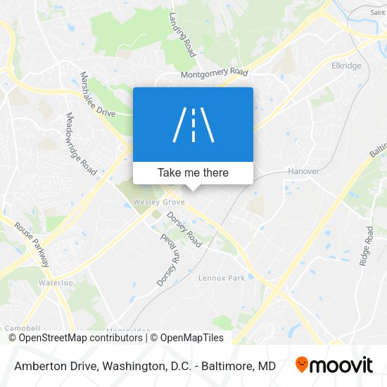 Mapa de Amberton Drive