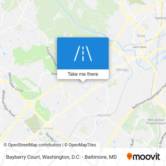 Bayberry Court map