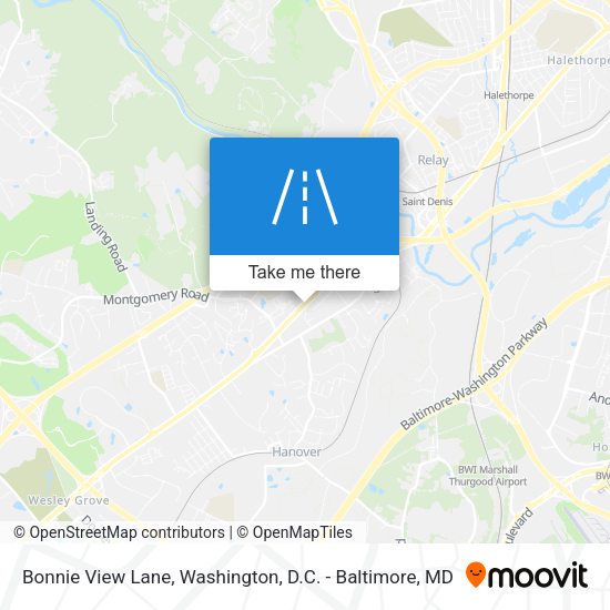 Bonnie View Lane map