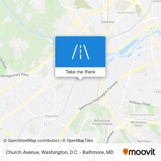Church Avenue map