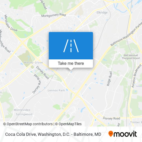 Mapa de Coca Cola Drive