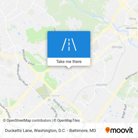 Mapa de Ducketts Lane
