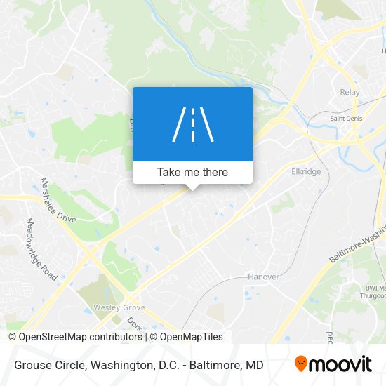 Grouse Circle map
