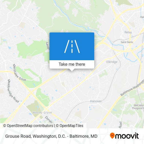 Mapa de Grouse Road
