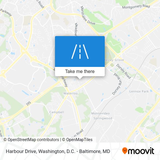 Harbour Drive map