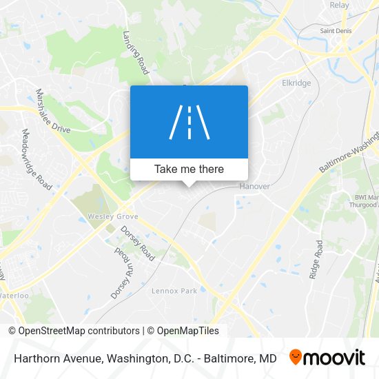 Harthorn Avenue map
