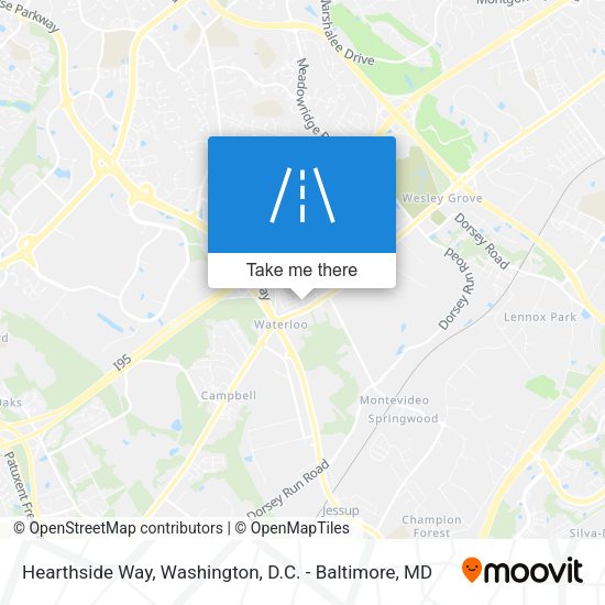 Hearthside Way map