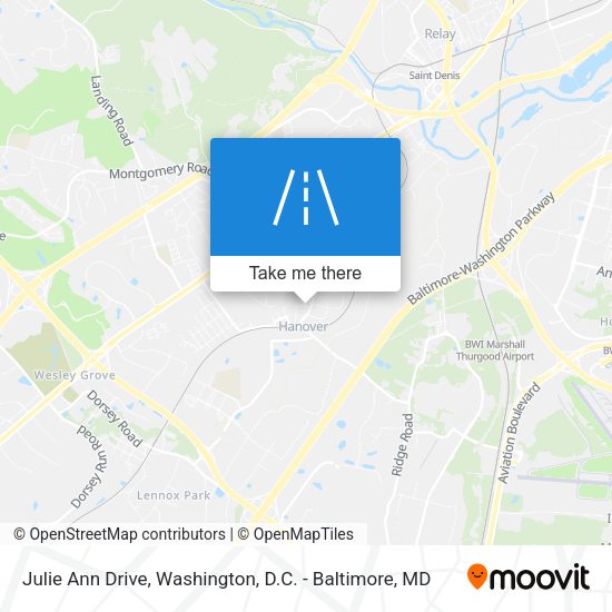 Julie Ann Drive map