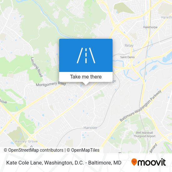 Kate Cole Lane map