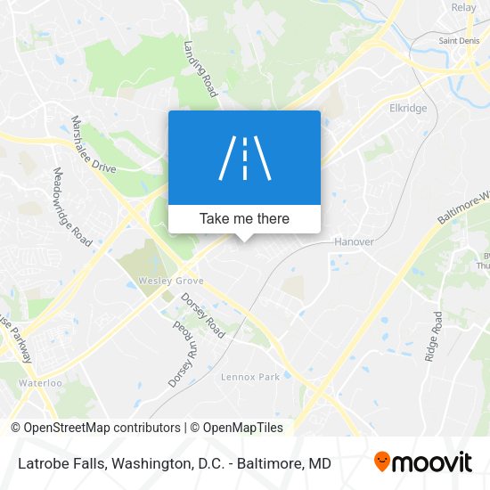 Mapa de Latrobe Falls