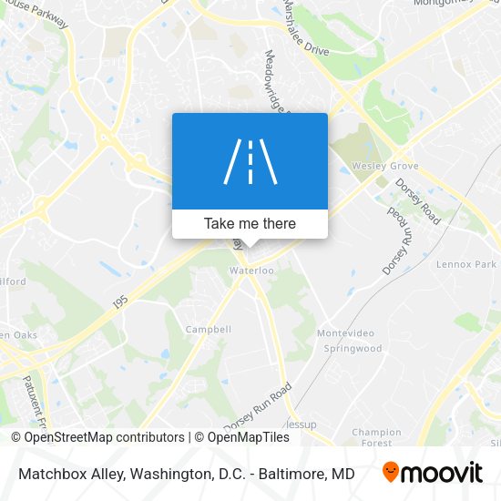 Matchbox Alley map