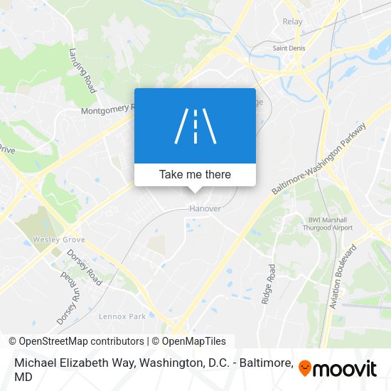 Michael Elizabeth Way map