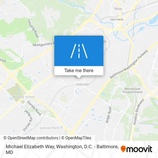 Michael Elizabeth Way map